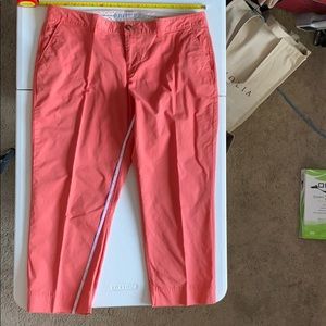 Old navy light orange capris size 14